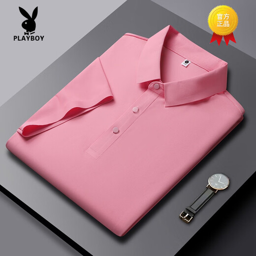 Playboy (Playboy) высококачественная футболка с короткими рукавами в 2025 году в 2025 году.