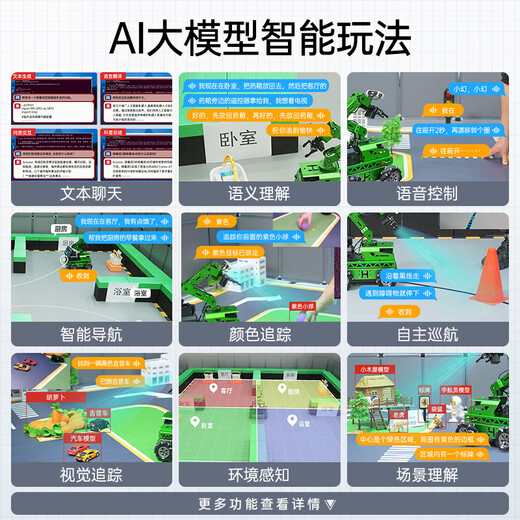 幻尔ROS2机器人AI大模型具身智能3D深度视觉SLAM建图导航搬运JetRover树莓派机械臂JetsonNano智能小车 【麦轮底盘】旗舰版+铝箱 G4雷达 Jetson Orin Nano（8G