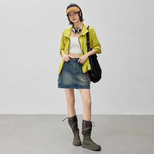 Meiyang Aurora Veste de crème solaire légère Upf50 + veste à manches longues à capuche lâche décontractée
