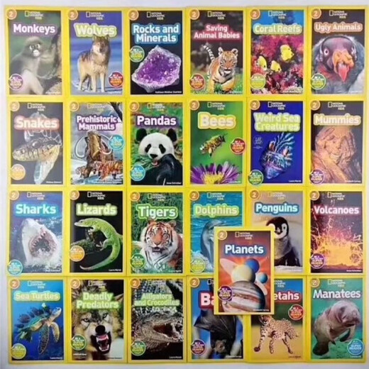 Click to read the United States National Geographic Grading Reading Book Children's Encyclopedia Picture Book in English Season 2 L2 25 volumes Randomly sent