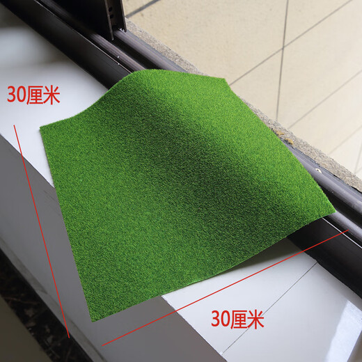 Simulated round grass floor mat, green turf, micro landscape, bonsai moss, desktop sandbox model, decorative green lawn, grass green powder bag 50g (excluding glue)