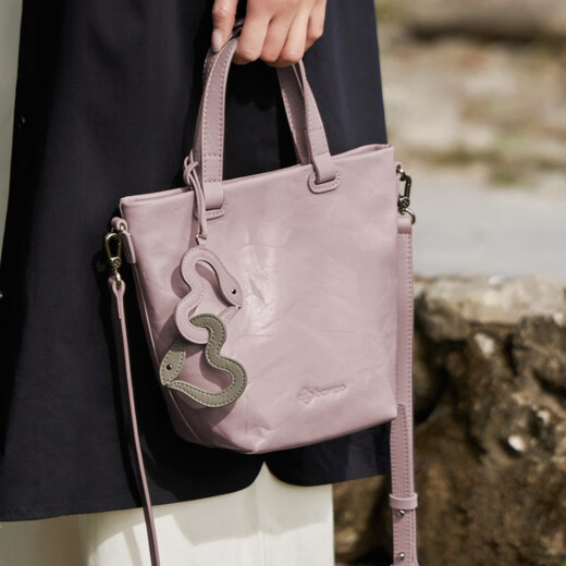 Banpo Cowhide Eimer-Tasche für Frauen 2025 Frühling neu