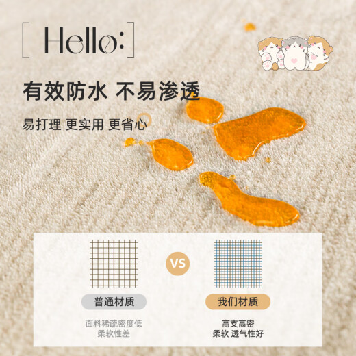 像素地毯卧室床边毯卡通房间免打理床前大面积茶几毯加厚沙发床下地垫 睡觉猫咪-14083 80cm*160cm