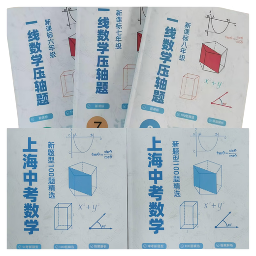上海新课标初中数学一线压轴题678年级中考数学新题型100题精选 新课标六年级一线数学压轴题课业本 一册