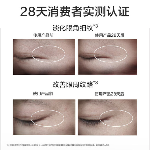 Korean bushes men's oil control light pattern skin care set essence milk expose cream cosmetics moisturizing anti-wrinkle boyfriend gift