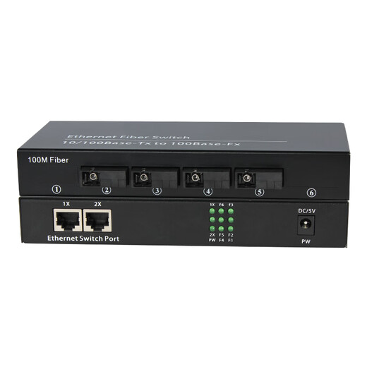 Yue Chang Sheng Feng Qing Converged 100Mbps 4 Optical 2 Electrical Optical Fiber Transceiver Four Optical and Two Electrical 1 Optical 2 Electrical 4 Electrical 8 Electrical Network Optical Terminal 100M 1 Optical 4 Electrical Single Mode Single Fiber 20km SC Port A