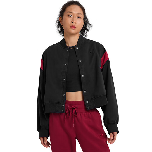 
Under Armour [Same Model for Zhang Weili] UA Spring and Summer Women's Sports and Casual Jacket Black 001 XL