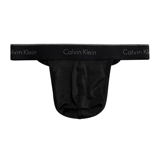 Calvin KleinCK underwear Calvin Klein men's single underwear slippery low-waisted thong NB1876 red_titanium blue_navy blue_pack 3 pieces S