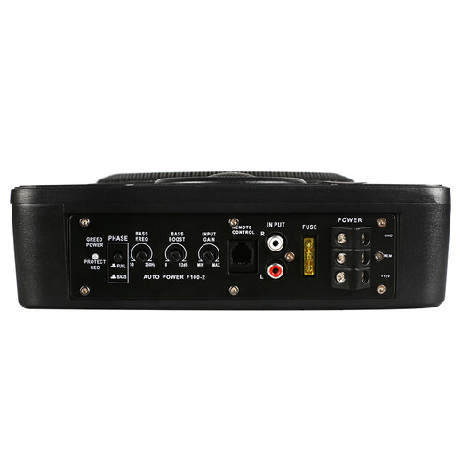 Power drum Power drum car audio modification 12v24v navigation high-power Bluetooth speaker ultra-thin subwoofer car amplifier 10-inch full-frequency subwoofer (with treble)