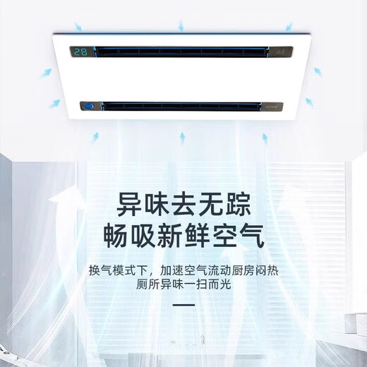 Op Lighting Opple Liangba Kitchen Lighting Hair Dryer Two-in-One Air Conditioner Integrated Ceiling Ventilation Fan Cooler Exhaust Fan Cooler Top 10 Functions丨Dual-swing Page Hair Dryer丨Bluetooth丨Liquid