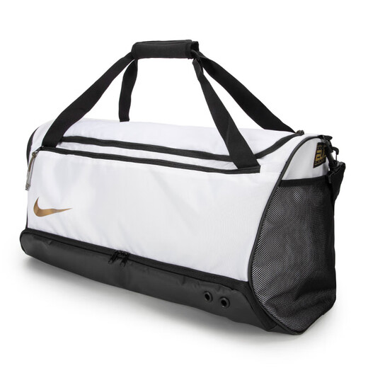 Nike (Nike) Bolso para hombres Bolso para mujeres 25 Summer Nuevo entrenamiento de fitness Bag Sports Bolsos de moda Viajes de gran capacidad Bolsa Crossbody DX9789-100/White Misc