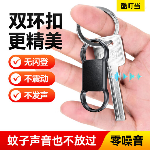 Cool Dingdang Recording Pen, small mini anti-cheating artifact, professional recording equipment to convert text meeting minutes recording artifact, keychain-shaped portable ai smart monitoring listener, Android version, voice-activated recording + 20 hours of recording + voice to text, 8G can store 40 hours of recording