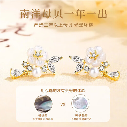 GLTEN camellia silver earrings women's earrings 2025 new earrings birthday gift confession anniversary gift to girlfriend and wife