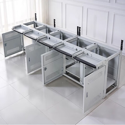 Shanjia thickened cold-rolled steel monitoring console dispatching table command center console police desk desk security table size customization contact customer service