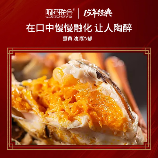 【礼券】阳澄联合大闸蟹礼券蟹卡螃蟹券礼品卡礼盒海鲜水产 9855型公6.0两 母5.0两 5对10只