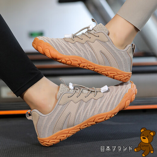 GPHF Japanese outdoor women's travel fitness river tracing shoes breathable beach shoes men's driving fishing lightweight hiking shoes skipping shoes 710 Khaki 37