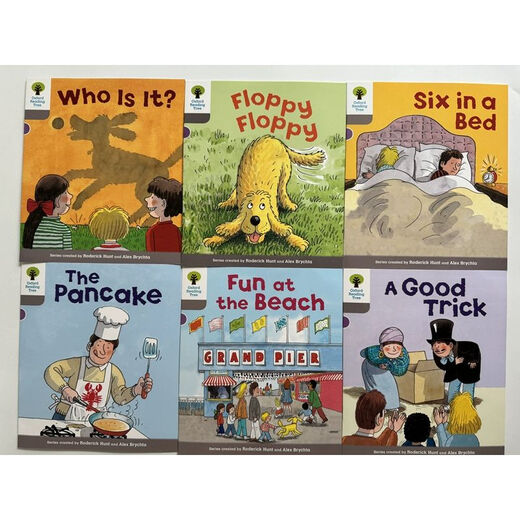 Version des englischen Oxford Oxford-Wertungslesensgeschichte Kinderaufklärung Englisch Level 1-8 Level 1-2 zufällige 12 Bücher (6*86*12 Seiten)