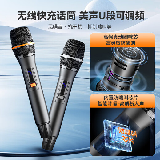 Xianke square dance audio with display screen outdoor karaoke home ktv amplifier all-in-one professional singing equipment convenient trolley speaker SA-258MAX