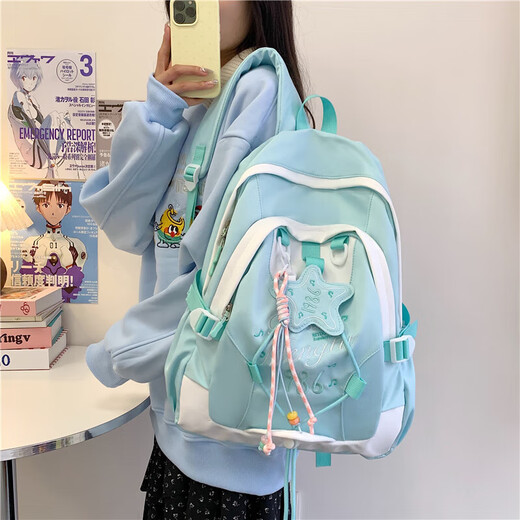 2025 Versión coreana de verano de Nicho Ins Gran capacidad Estudiantes de secundaria y secundaria Bolsa de computador