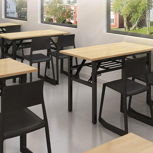 Xingkai (Xingkai) [spezialisiert auf Regierung und Unternehmen] Klapptisch, Computertisch, lange Tisch im Freien, Tisch, Heimtisch, Straßenstandtisch, BGZ673 White Oak Muster Doppelschicht 100*60