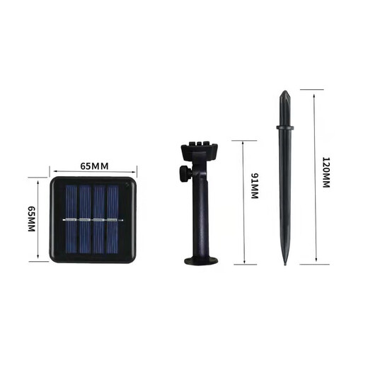 Solar Copper Wire Light Lawn Light Christmas Light Shell 65*65 80*80 LED String Light Shell Controller Complete Set For Large Quantities Contact Sales