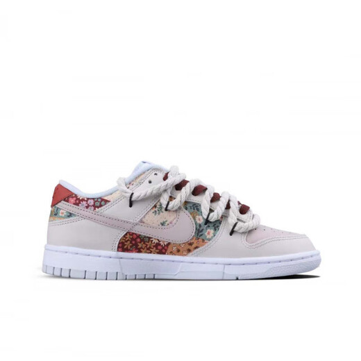耐克（NIKE）球鞋定制  Dunk 百家争鸣 民族风 米红 男女款板鞋 DD1503-103(Team099-百家争鸣)女 35.5