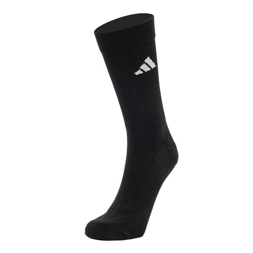 Adidas high socks men's socks women's socks sports fitness training basketball socks sweat-absorbent and breathable casual high-top socks JC9272 S[35-38 sizes]