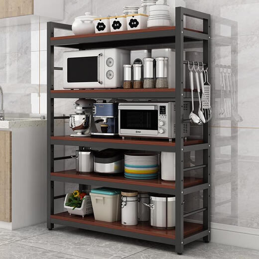 
Sanqihu kitchen large capacity storage rack floor-standing multi-layer microwave oven oven electrical cabinet multi-function pot storage rack 3-layer 12035