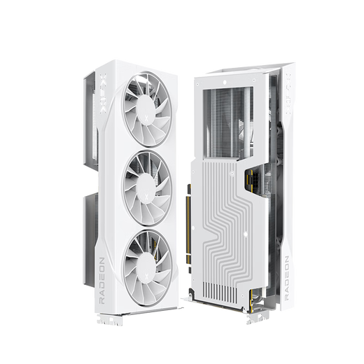 XFX (XFX) AMD RADEON RX 9060 XT Overseas Version 290 V3 16GB White Samsung Video Memory New E-Sports Game Intelligent Learning Desktop Computer Independent Graphics Card