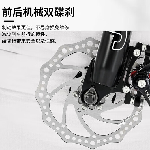 Jeep folding mountain male and female student 26-inch 24-speed dual shock-absorbing road bicycle Ares-Cangling Green