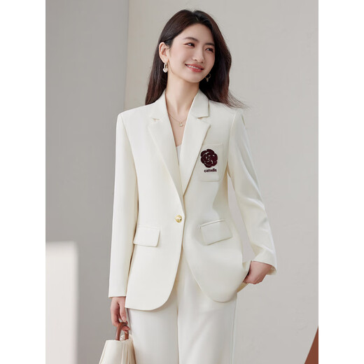Wen mi plipe de costume de costume jacquard tempérament de mode femelle de style déesse décontractée coréenne veste de costume de célébrité
