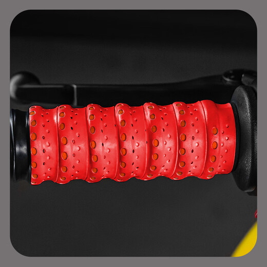 Suitable for Giant bicycle handlebar wraps with non-slip shock absorption and sweat-wicking mountain bike handlebar protective cover accessories 1 pair Chinese red two-color version