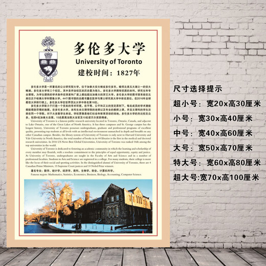 
Foreign famous universities and universities logo logo logo Oxford University Cambridge classroom layout self-adhesive wall stickers 4856 large