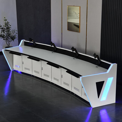 Shanjia thickened cold-rolled steel monitoring console dispatching table command center console police desk desk security table size customization contact customer service