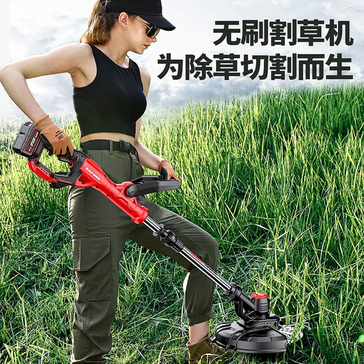 Boofei Brushless Electric Lawn Finder Manchers Handheld Literhium Batterie rechargeable désherbage Petite ménage Haut-puissance NOUVEAU artefact de désherbage 5980W