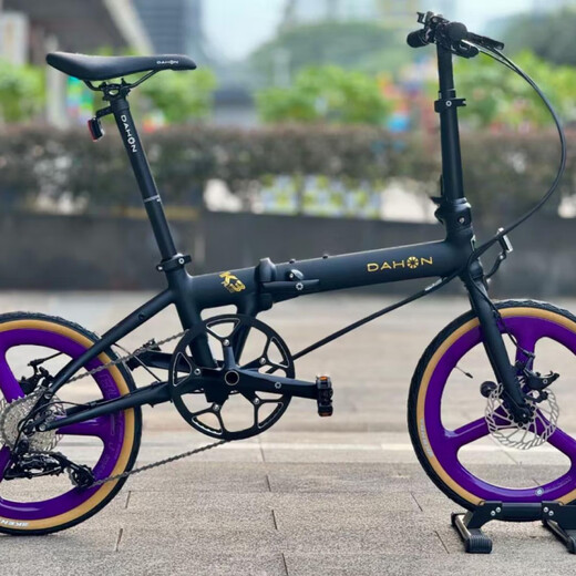 DAHON K3plus mini 349 wheel set 16-inch folding bicycle kaa693 folding car k3plus mini 349 wheel set black gold 18-inch