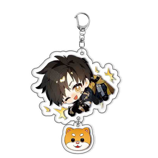 Kachi Muning Reverse Water Cold Peripheral Game Helian Chunshui Acrylic Double-sided Pendant Hanging Keychain Birthday Gift Pendant C679 Double-sided Mezzanine About 5.5CM Pendant