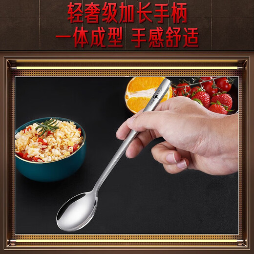 Sansi Steel (SSGP) Antibacterial Portable Tableware Stainless Steel Chopsticks and Spoons Set Three-piece Set for Single Students to Take to Work Upgraded 316 Portable Spoons and Chopsticks + Green Box