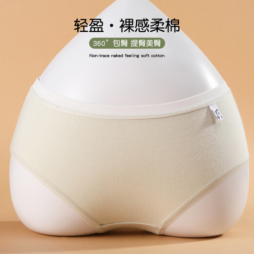 Fentenkoan [Antibacterial 5A] 2025 Nuevo ropa interior Pure Cotton de algodón Pure Antibacterial Rear Brazo de ropa interior para mujeres 6 pares Yr Pink Purple Blanco Blanco Verde Tono Negro 6 L [recomendado 95-105Jin [Jin equivale a 0.5 kg]]]