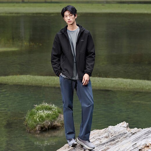 361 Jacket Men's Autumn and Winter New Three-proof Plus Velvet Sports and Casual Jacket Windbreaker Fleece Jacket 652544605D-3