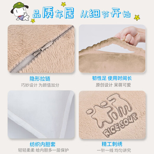 ICAROOM Car Headrest Cushion Driving Neck Pillow Pillow Car Seat Back Cushion Car Supplies