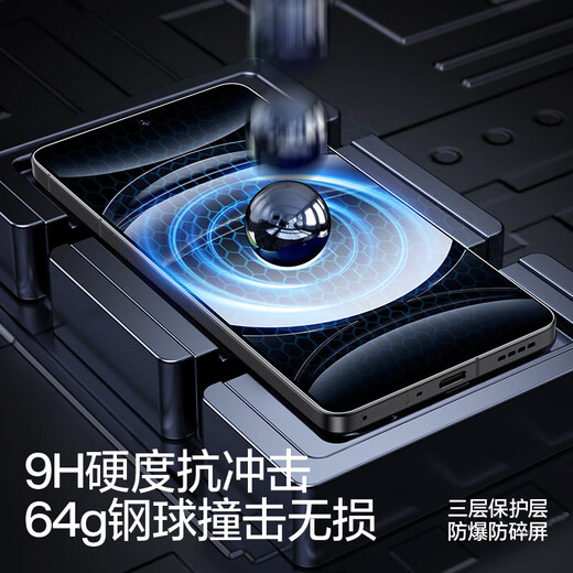 Flash Magic Realme GT7 tempered film gt2/2pro/neo2/x7pro/GT Neo5 mobile phone film Q5Pro HD V5/Q2 anti-gt6/5 fingerprint X50 protective film q3i enhanced anti-fingerprint 2 pieces Realme GT Neo3