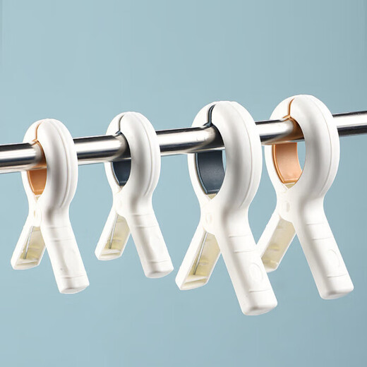 Special seamless clip for photography, props, photography background fixed clip, fish mouth clip, carpentry A-line clip, clothes drying clip, quilt clip, spring clip, super strong clamping force, 6 pack of powerful seamless clips