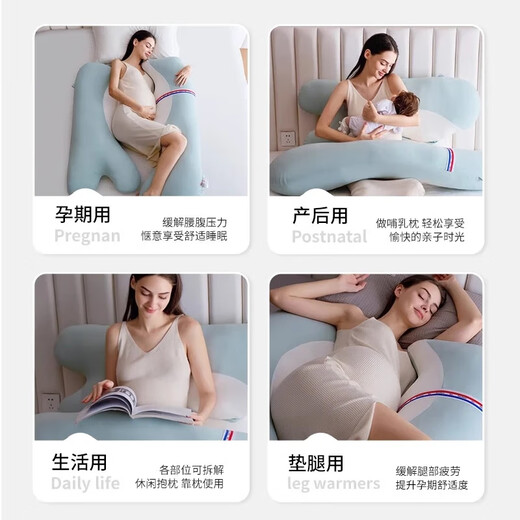Almohada de mujeres embarazadas para proteger la almohada de delfines para dormir y el vientre para dormir durante el embarazo durante el embarazo Regalo especial para el sueño de sueño para mujeres embarazadas Delphin