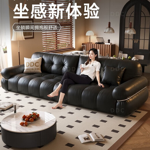 
DDCDDC Italian minimalist fabric solid wood bed new sixth generation 9276 1 [Sui Ya Home] Multiple seats/most relying on 2.01 meters u contact surface 2.5MM Dixi imported semi-blue cowhide