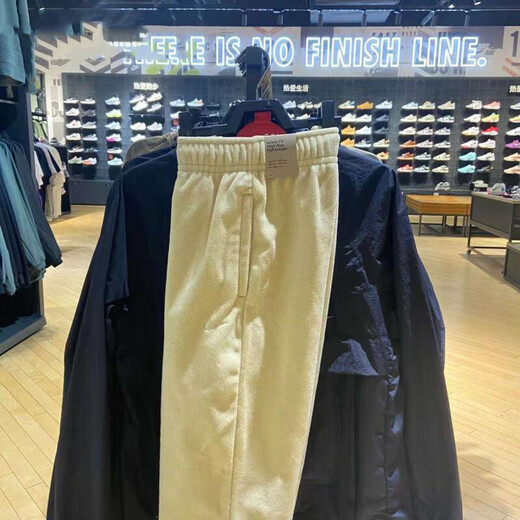 Nike (Nike) Официальные брюки женские брюки Осень и зима новые открытые спортивные брюки с фитнесом плюс бархатный ветропроницаемый теплые удобные повседневные брюки HQ4877-783/внутренний плюс бархат s