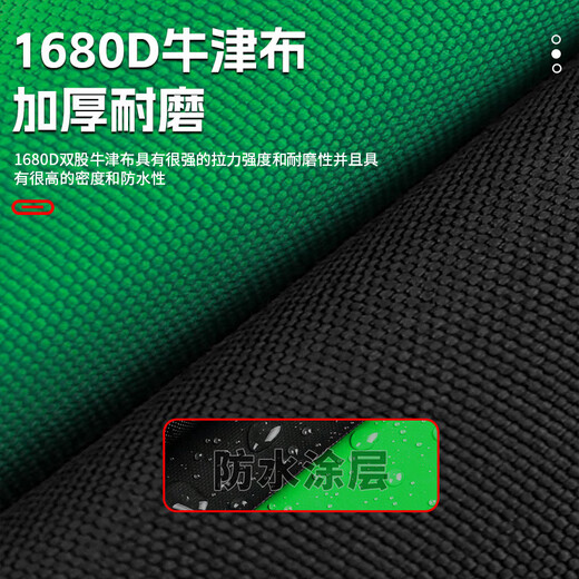 MieLanat multi-functional electrician's tool bag, sturdy and durable canvas thickened portable multi-functional repair special woodworking tool bag, heightened plastic bottom 23 inches - waterproof base