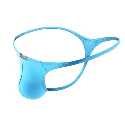 Herren Nylon Ice Seide Single Tanga Einschicht Stretch Silky Tanga aufregend und nicht marken sexy dünn gurt naht touser 2 Stück Kombination (Order Message Farbe ansonsten zufällig s