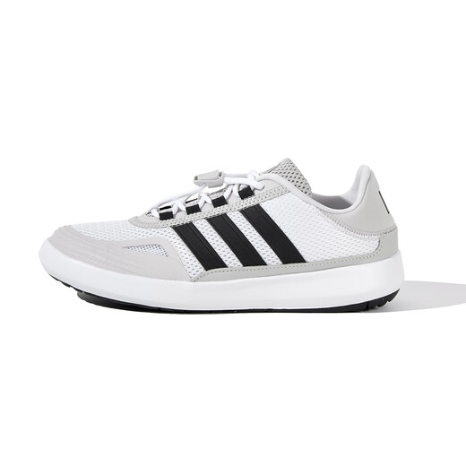 Adidas adidas Trail Schuhe Männer und Sommersommer neues Netz atmungsaktives leichtes Gewicht im Freien Casual Sports Schuhe JP6630/Weiß/Nr. 1 Schwarz/hellgrau 41