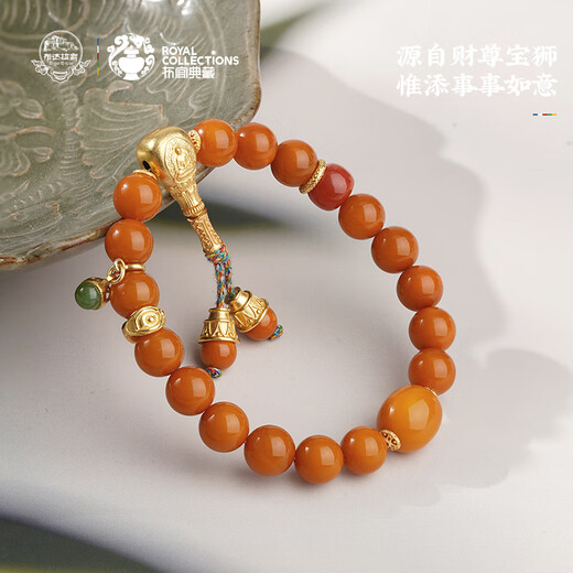 Potala Palace Beeswax Date Bead Bracelet 925 Silver Nanhong Wenwen Bracelet Tibetan Style Versatility Same Style for Boyfriends Birthday Gift